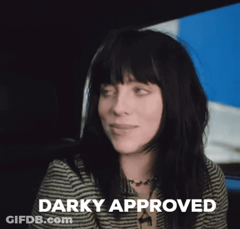 Blue Car Driving With Approved Sign GIF
