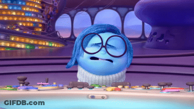 Blue Cartoon Character With Glasses And Sweater GIF