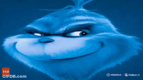 Blue Cartoon Character With TSJ Logo GIF