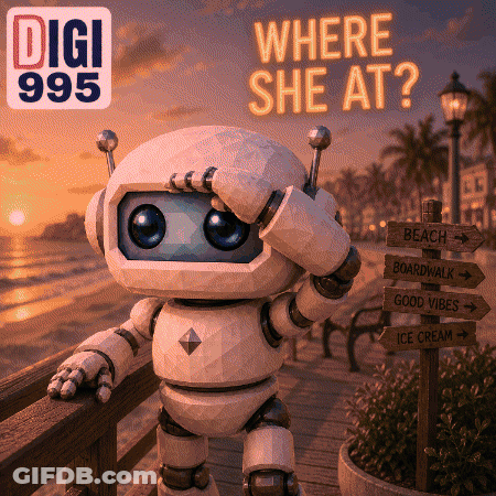 Blue Cat Saying Are You There GIF
