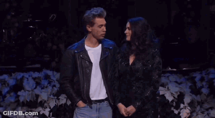 Blue Christmas Austin Butler GIF