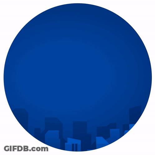 Blue Circle Saying Viva La Republica Dominicana GIF