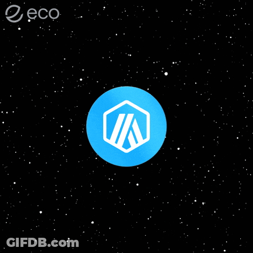 Blue Circle With Letter A Surrounded By White Lines GIF