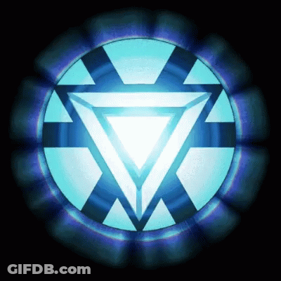 Blue Circle With Triangle GIF