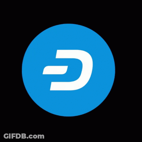 Blue Circle With White Letter E GIF