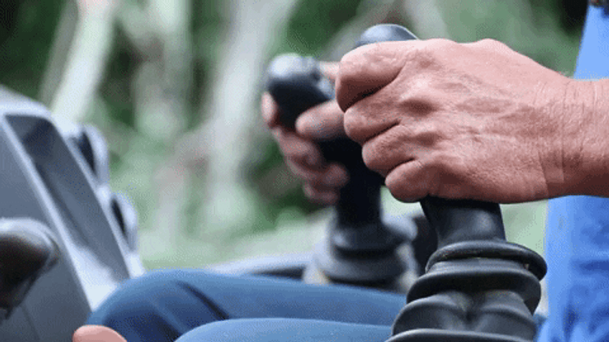 Blue Collar Joystick Controller GIF