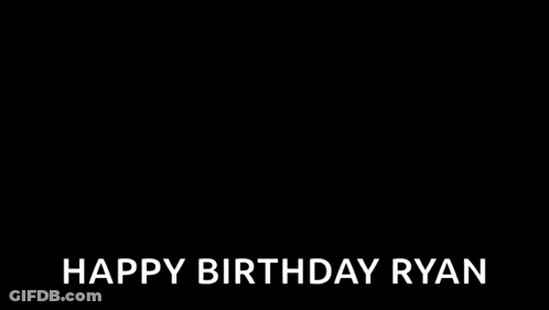 Blue Dog Smiling Happy Birthday Ryan GIF
