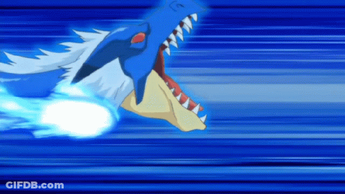 Blue Dragon Flying GIF