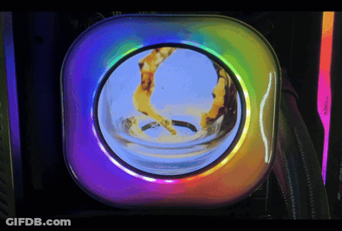 Blue Dress Woman In Circle At Clock Tower GIF