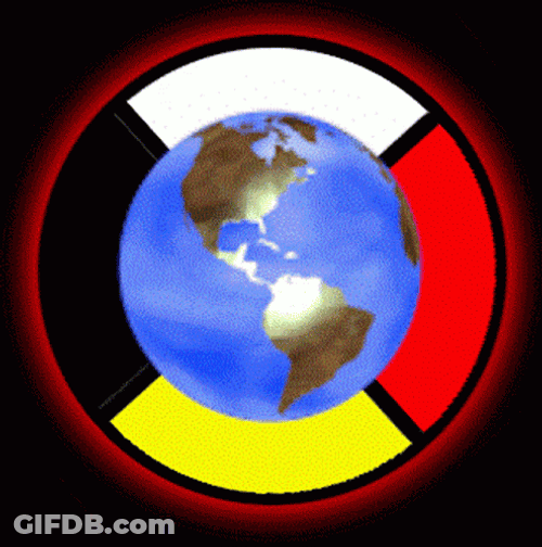 Blue Earth Spinning Rotating GIF