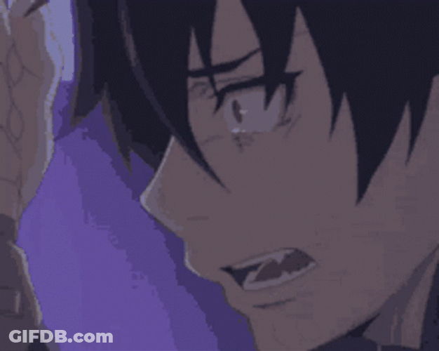 Blue Exorcist Anime Rin Crying GIF