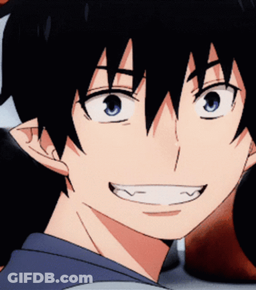Blue Exorcist Happy Smile GIF