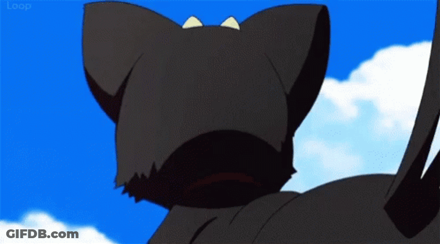 Blue Exorcist Kuro I Will Cut You Look GIF