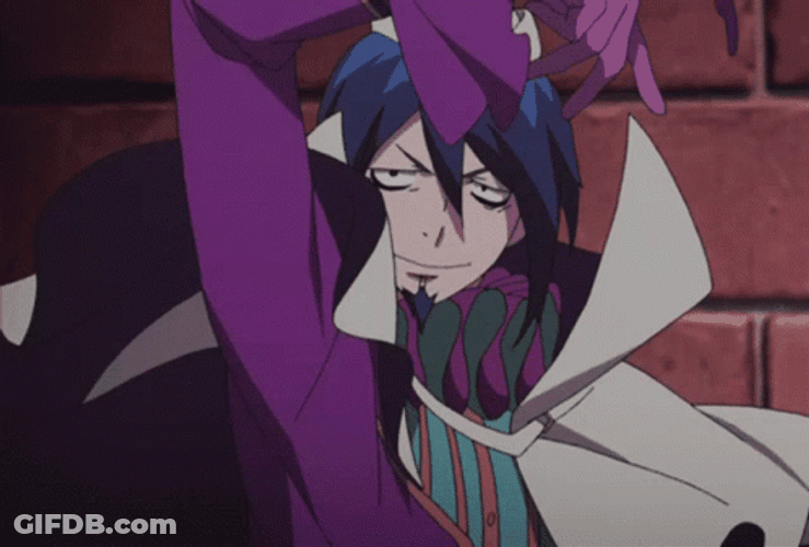 Blue Exorcist Mephisto Peace Bye Out GIF