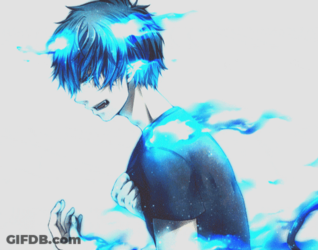 Blue Exorcist Rin Yukio Shadow GIF