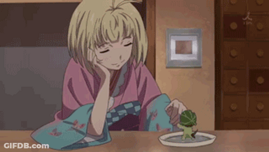 Blue Exorcist Shiemi Playing GIF