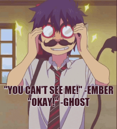 Blue Exorcist You Can't See Me GIF
