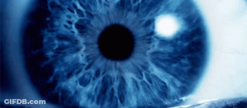 Blue Eye With White Circle GIF