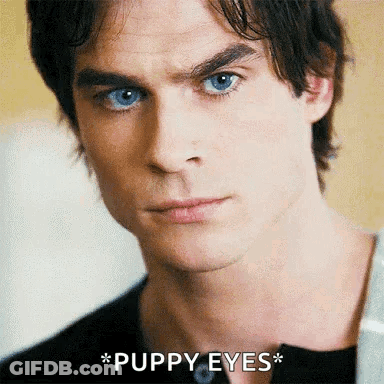 Blue Eyed Man Puppy Eyes GIF