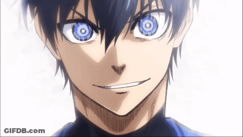 Blue Eyed Person Smiling Close Up GIF