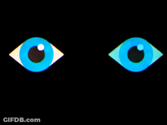 Blue Eyes Blinking GIF