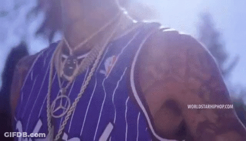 Blue Face GIF