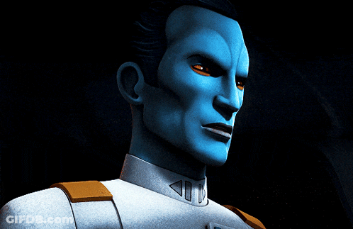 Blue Face Man With Red Eyes Saying Sup GIF