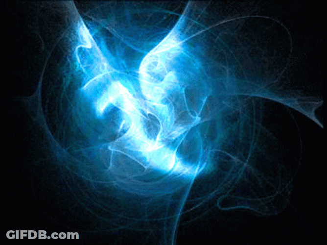 Blue Fire Dragon GIF