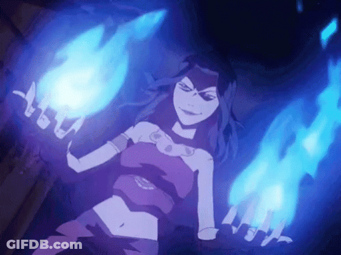 Blue Fire Flame Devil Slayer Magic GIF