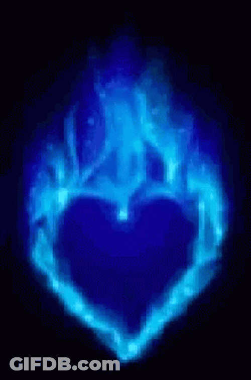 Blue Fire GIF