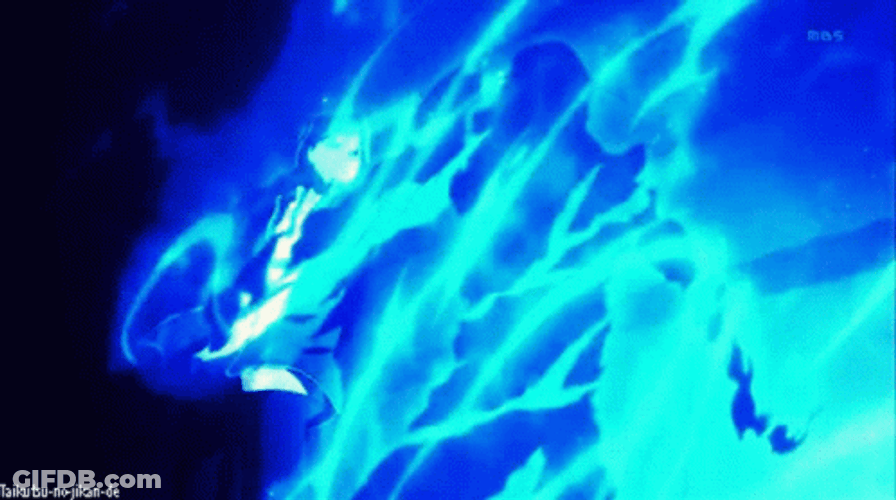 Blue Fire Naruto Role Play GIF