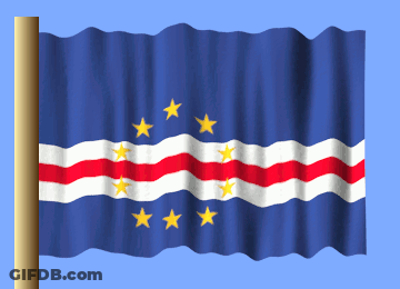 Blue Flag With Red White Yellow Stripes And Stars GIF