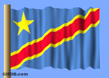 Blue Flag With Yellow Star GIF