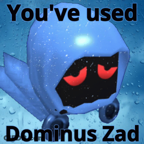 Blue Ghost Red Eyes You've Used Dominus Zad GIF