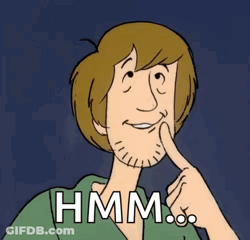 Blue Hair Man With Delete Their Files Hat GIF