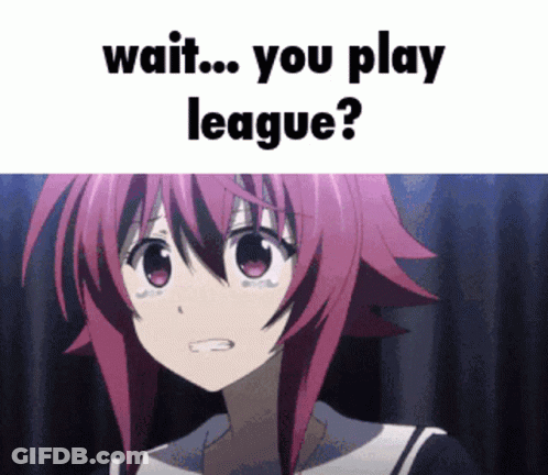 Blue Haired Person Saying Yay Romi Is Online GIF