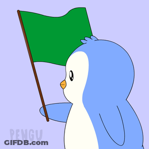 Blue Heart Surrounded By Flowers Love GIF