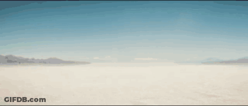Blue Honda Civic Driving On Night Road GIF