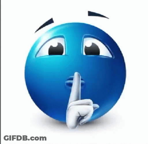 Blue Insane Emoji GIF