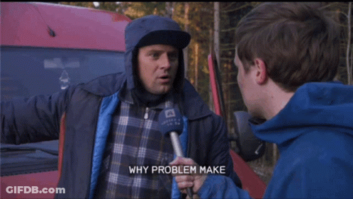 Blue Jacket Man When You Know Problem Don't Want To Make GIF