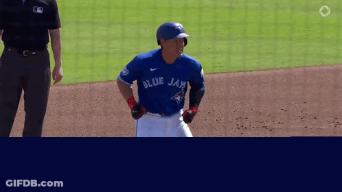 Blue Jays Baseball Player Standing GIF