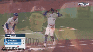 Blue Jays Baseball Player Standing GIF