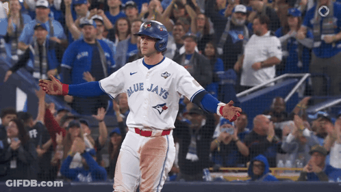 Blue Jays Player Celebrating GIF