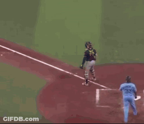 Blue Jays Player Giving Peace Sign GIF