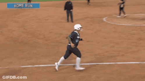 Blue Jays Player Swinging At Pitch GIF