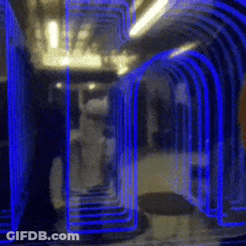 Blue Led Light Linkedin GIF