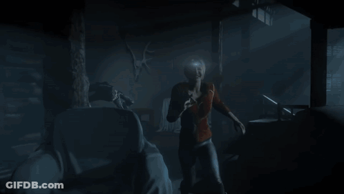 Blue Light Coming Out Of Cube And Microphone GIF
