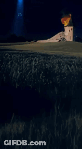 Blue Light Coming Out Of Hole GIF