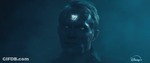 Blue Light Face Disney Plus GIF