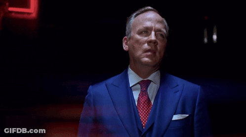 Blue Lightning Strike With Red C GIF